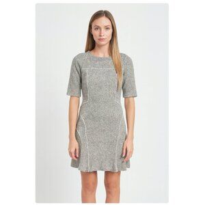 10 Crosby Derek Lam Dress Women's Size 10 Tweed A-Line Professional Business NEW